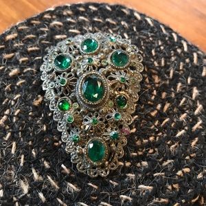 Beautiful Antique “clasp” hold your sweater or scarf together.